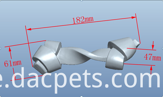 Hanteln Form Haustier Spielzeug dumbell shape pet toy